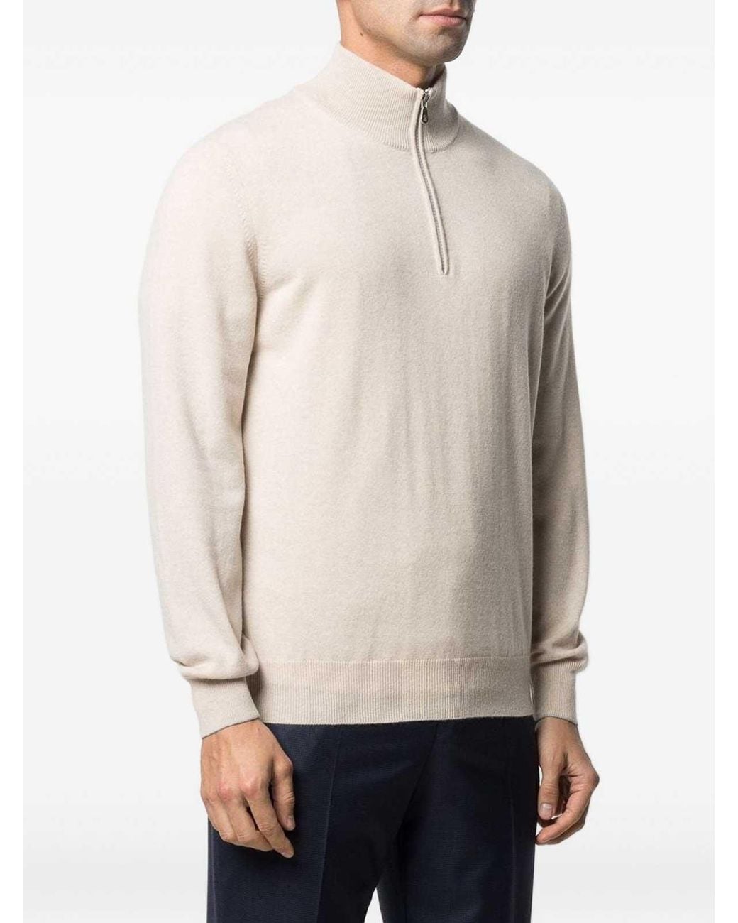Pull Col Bateau Brunello Cucinelli pour homme en coloris White