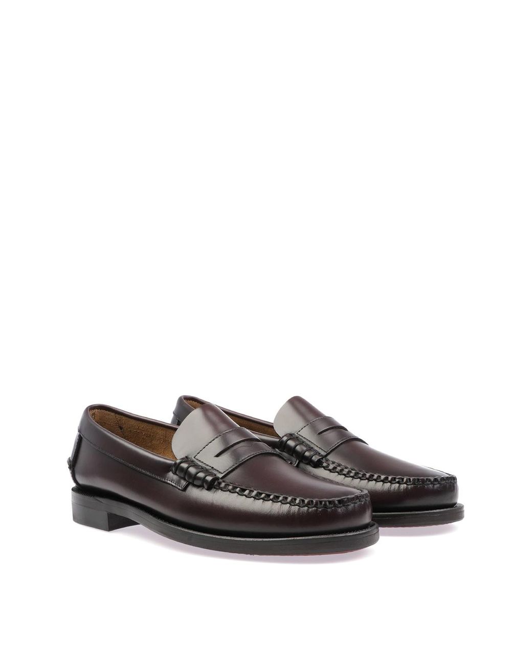Sebago Classic Penny Loafers in Grey for Men | Lyst UK