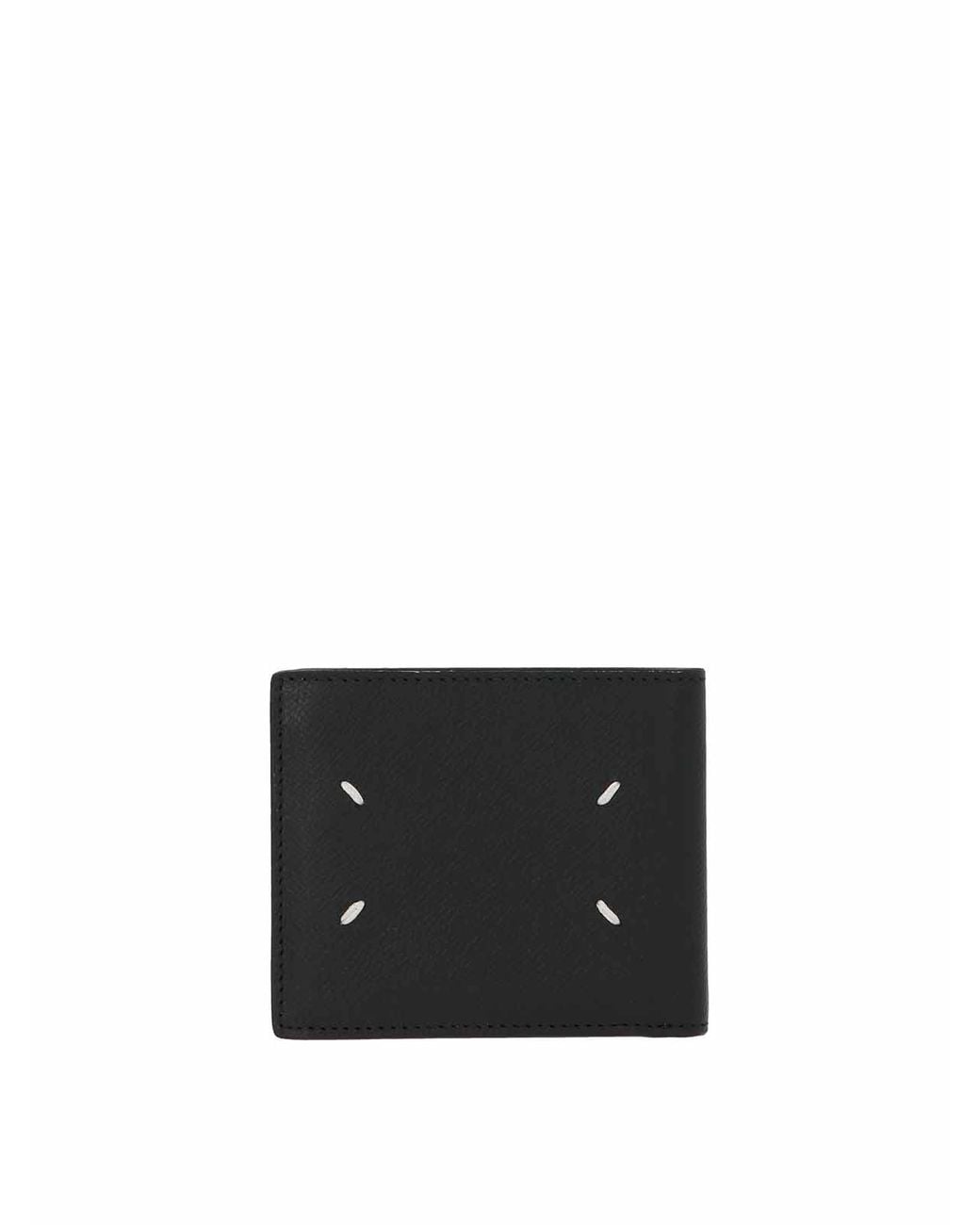 Maison Margiela Black Stitching Wallet for men