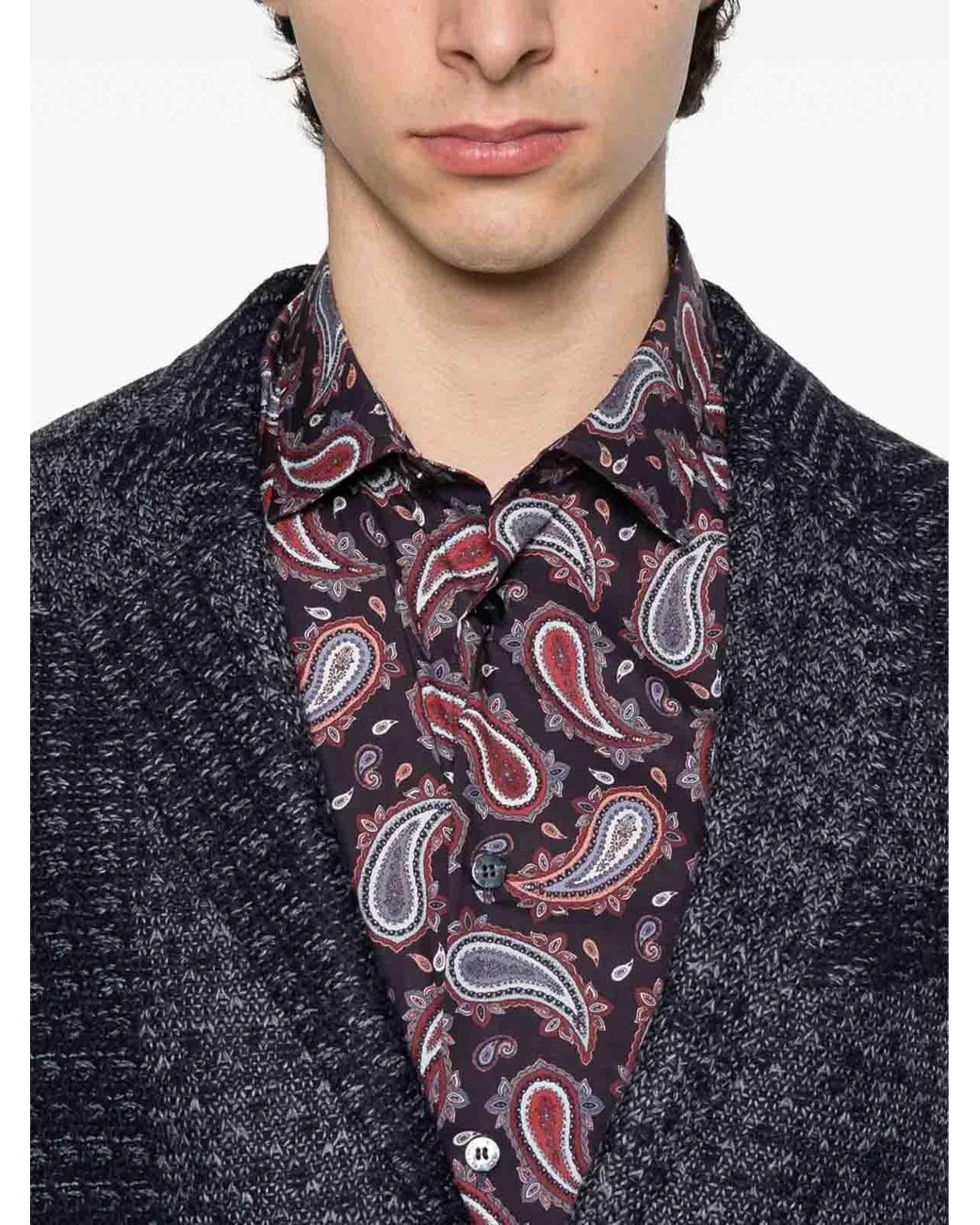 Etro Purple Shirts for men