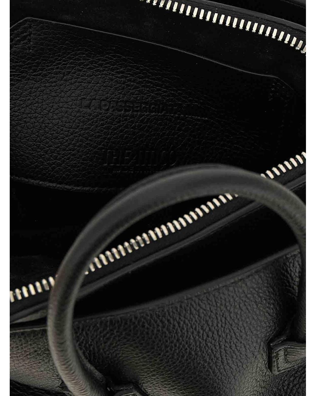 The Attico Black La Passeggiata Mini' Handbag