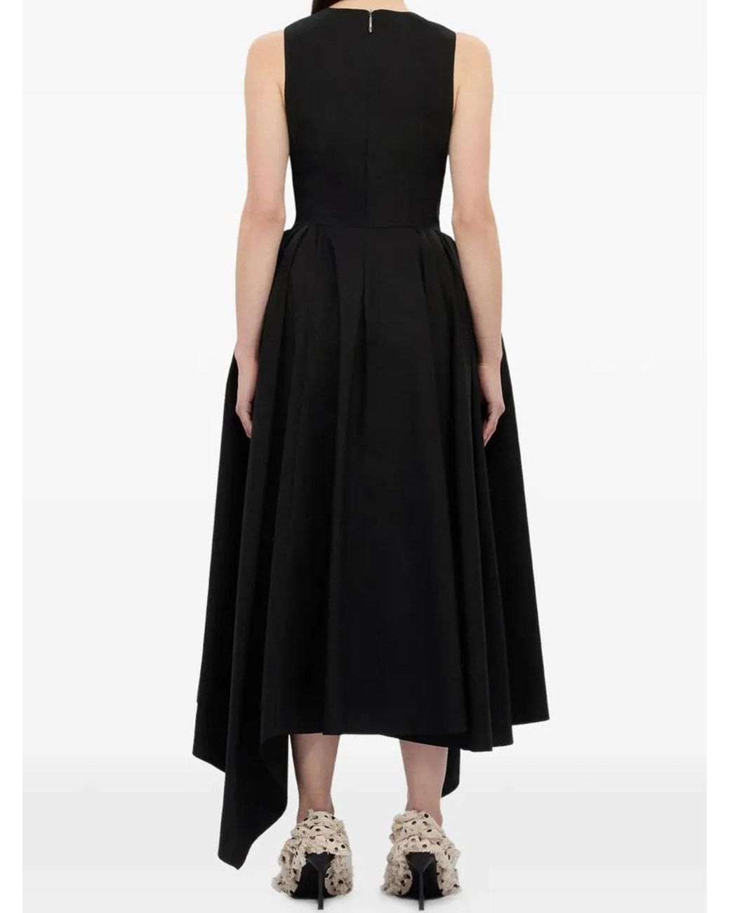 MSGM Black Midi Dress