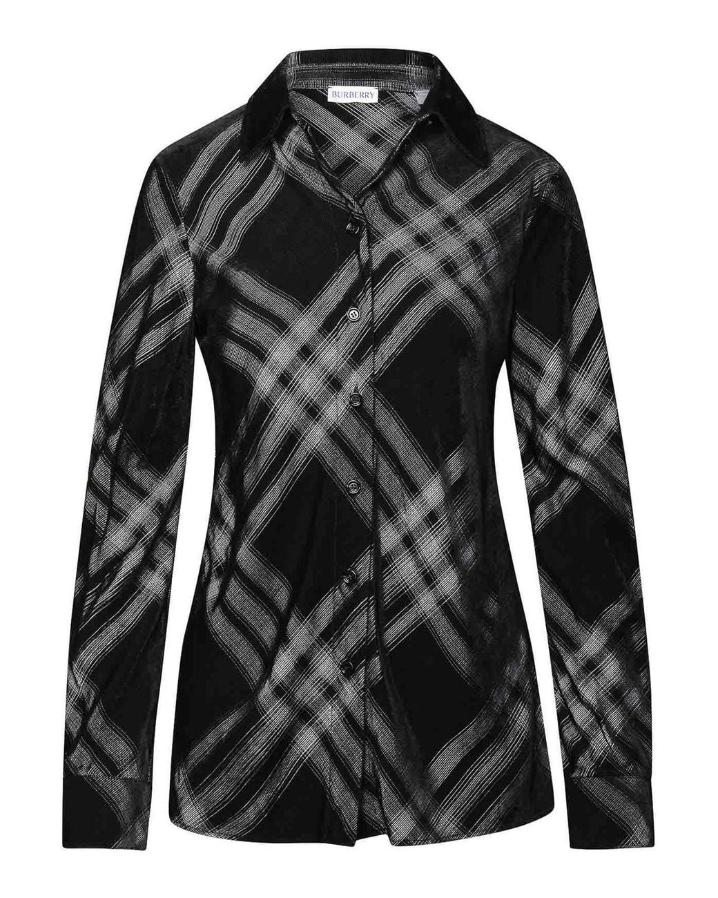 Burberry Black Viscose Shirt