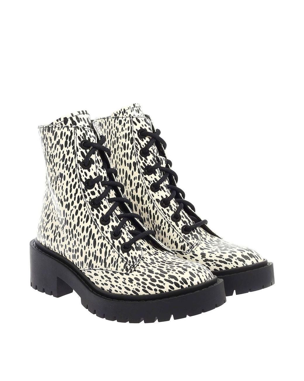 KENZO Natural Pike Lace Up Ankle Boots