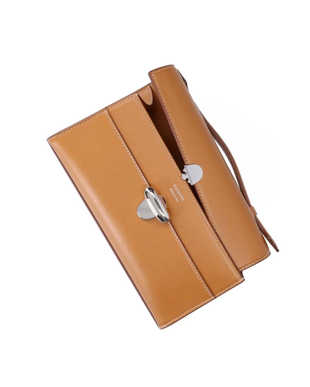 SAVETTE Brown Pouch Symmetry