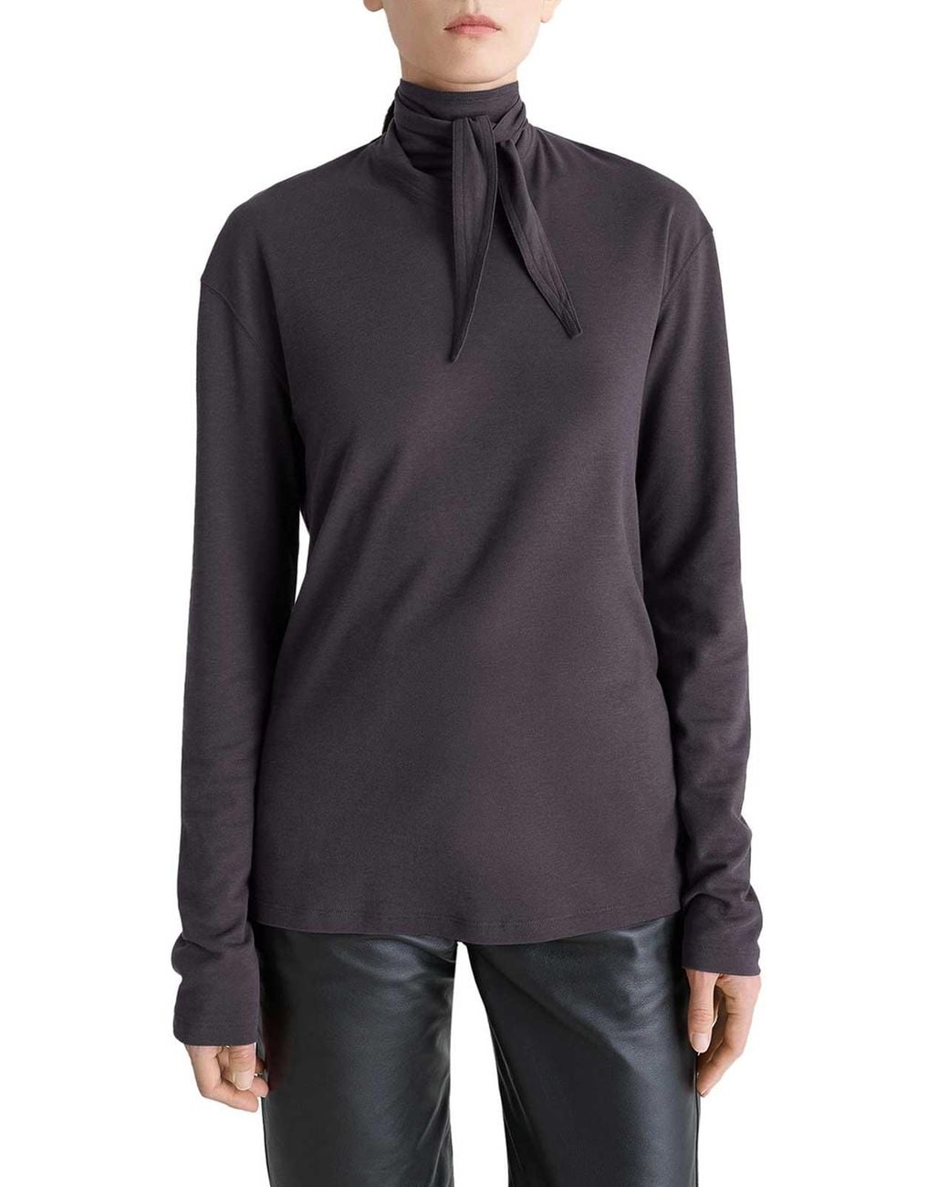 Lemaire Blue Long Sleeve Foulard Top