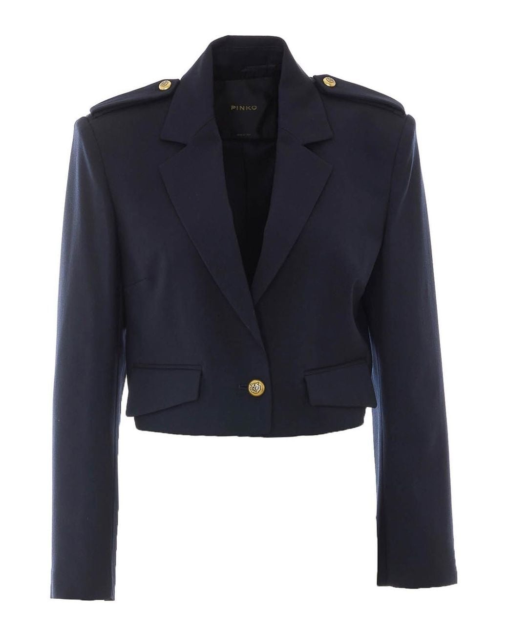 Mulberry Blue Manna Cropped Jacket