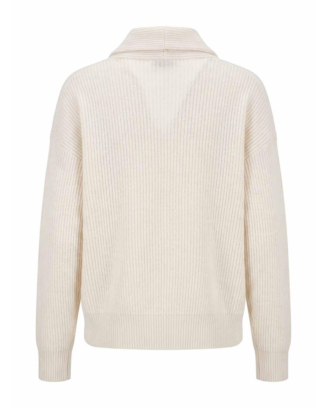 Brunello Cucinelli White Cashmere Cardigan