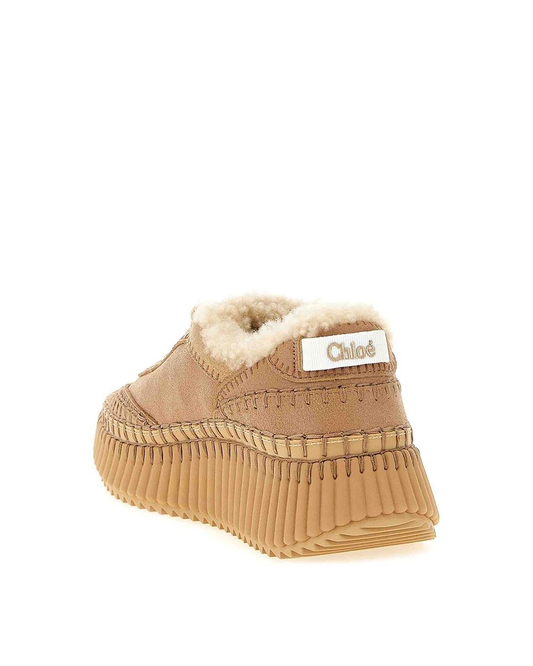 Chloé Natural 'Nama' Sneakers