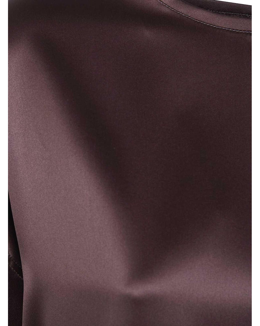 Brunello Cucinelli Purple Short Sleeves Blouse