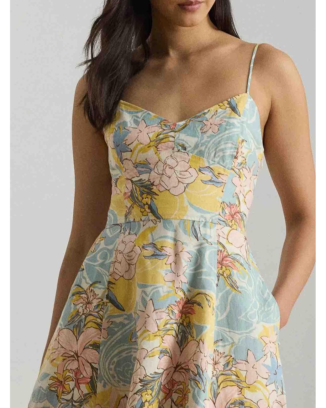 Ralph Lauren Metallic Floral Dress