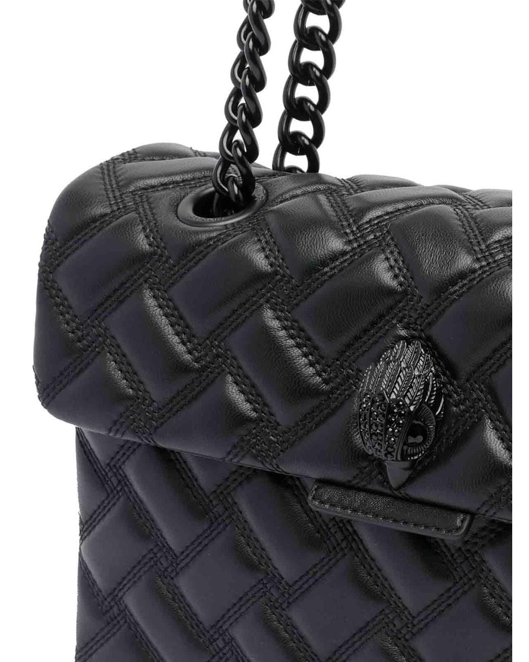 Kurt Geiger Black Kensington Crossbody Bag