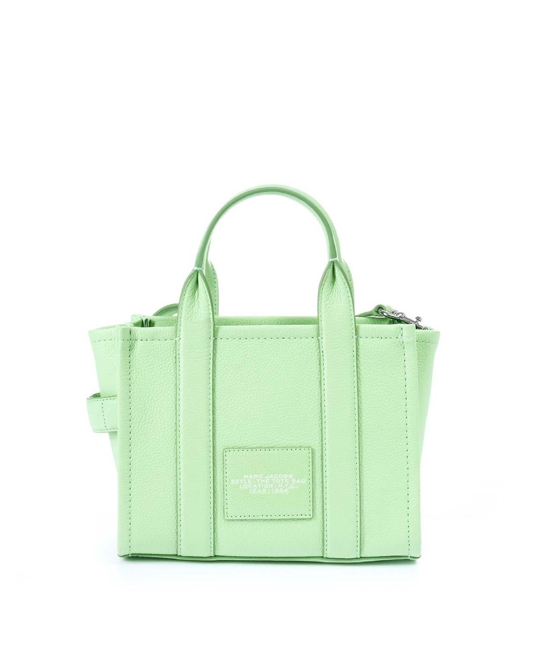 Marc Jacobs Green The Small Leather Tote