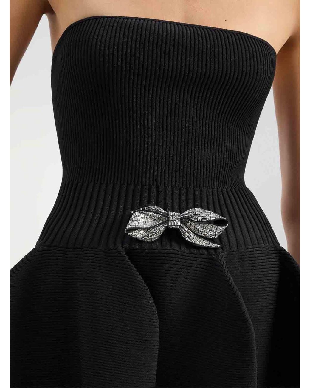 Genny Black Top Peplum