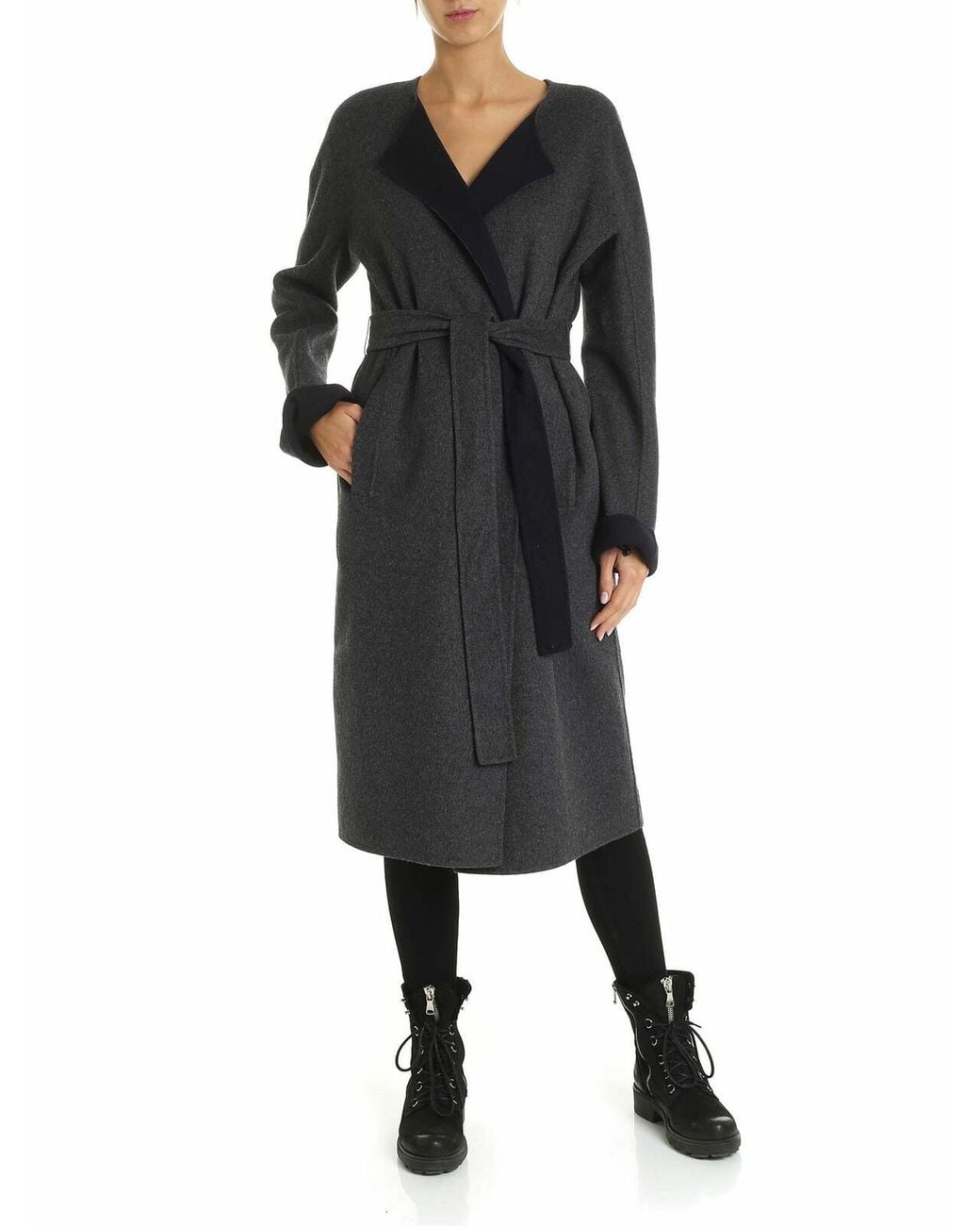 DKNY Black Reversible Cardigan