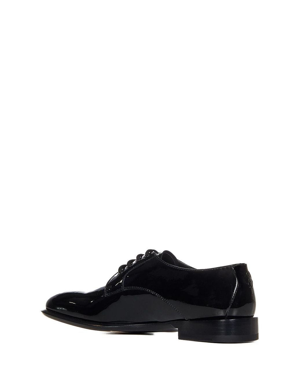 Alexander McQueen Black Oxford Lace-Up for men