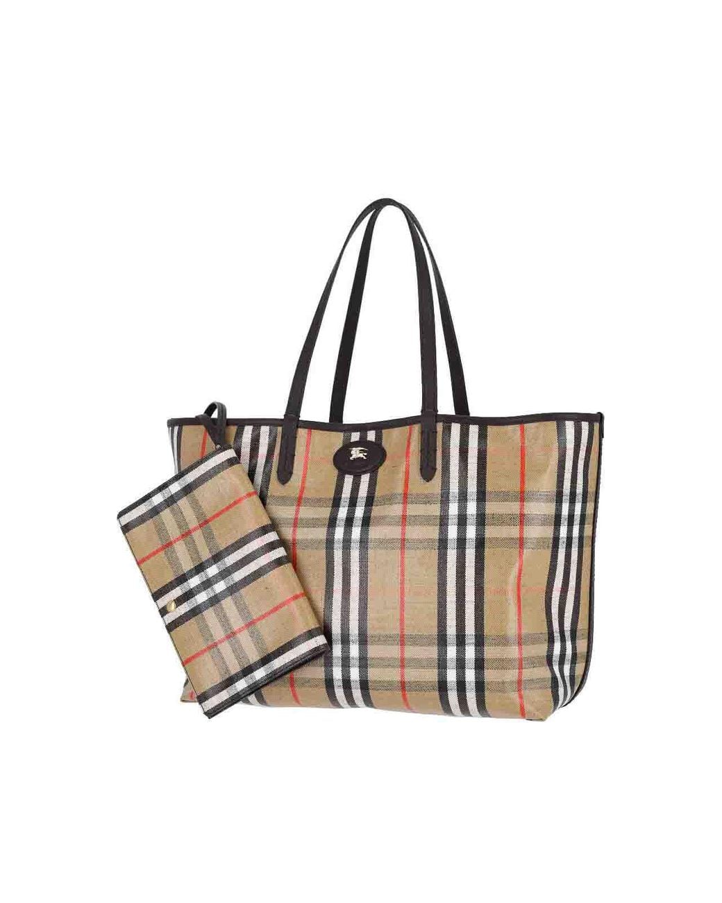Burberry Black Media Tote Bag