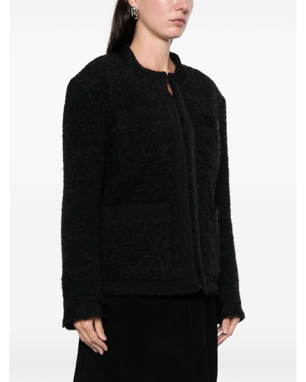 LN22 Black Wool Jacket