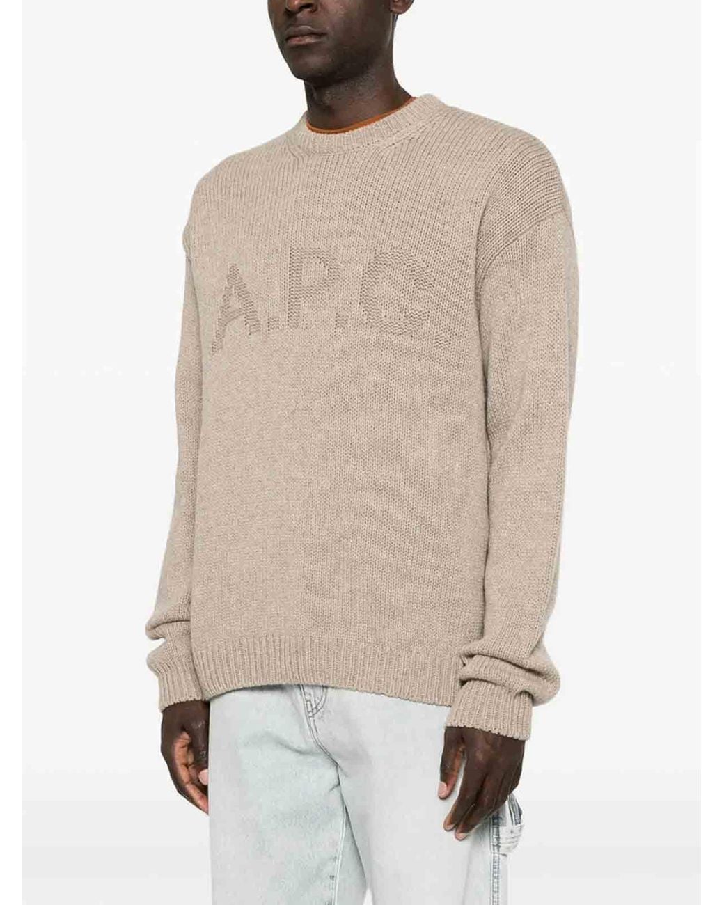 A.P.C. Natural Sweater for men