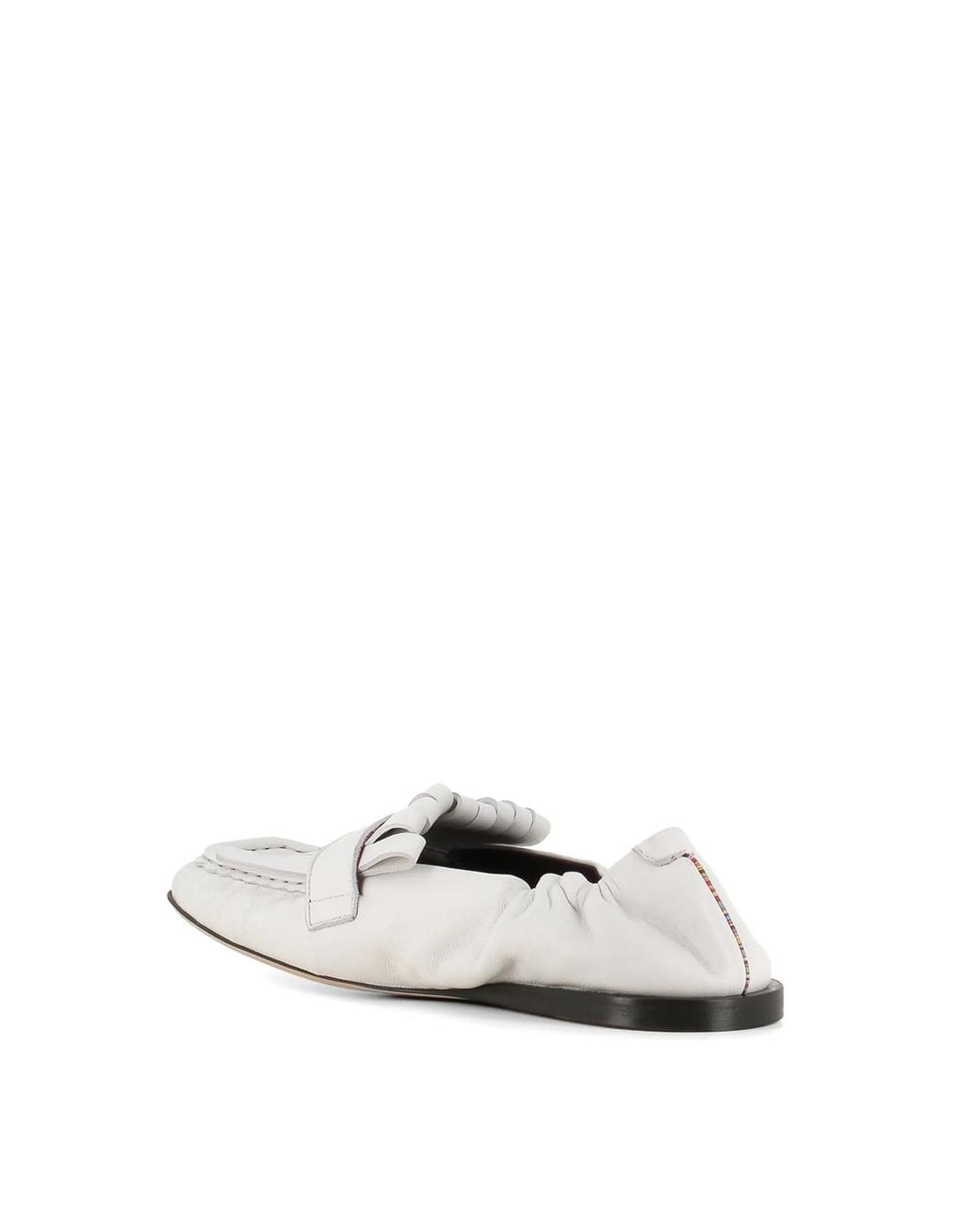 Paul Smith White Chanay Ballerina Moccasin
