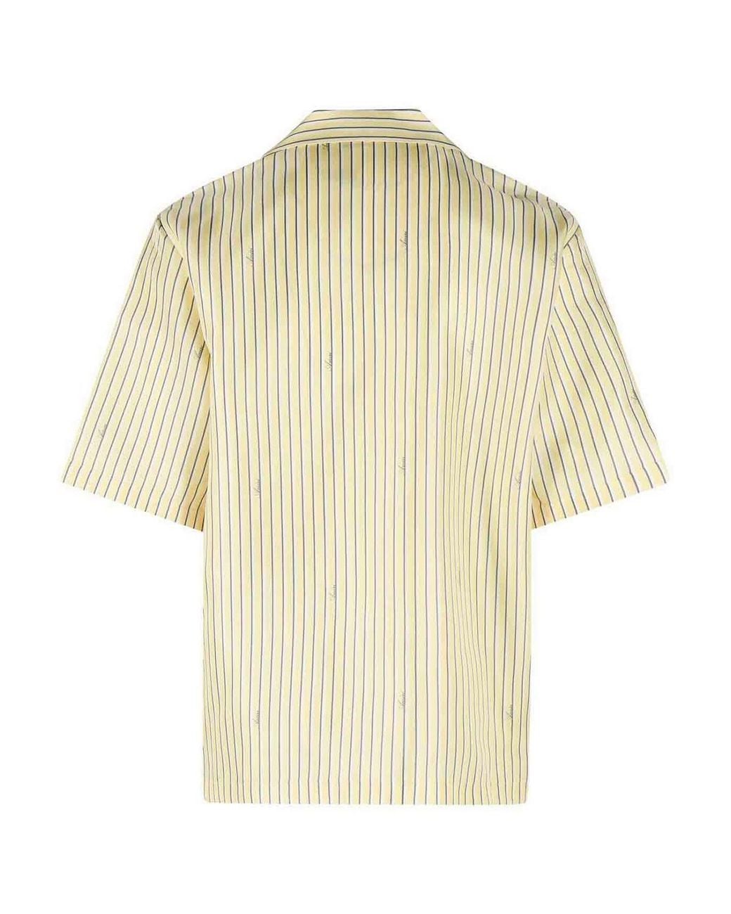 Amiri Natural Script Bowling' Silk Shirt for men
