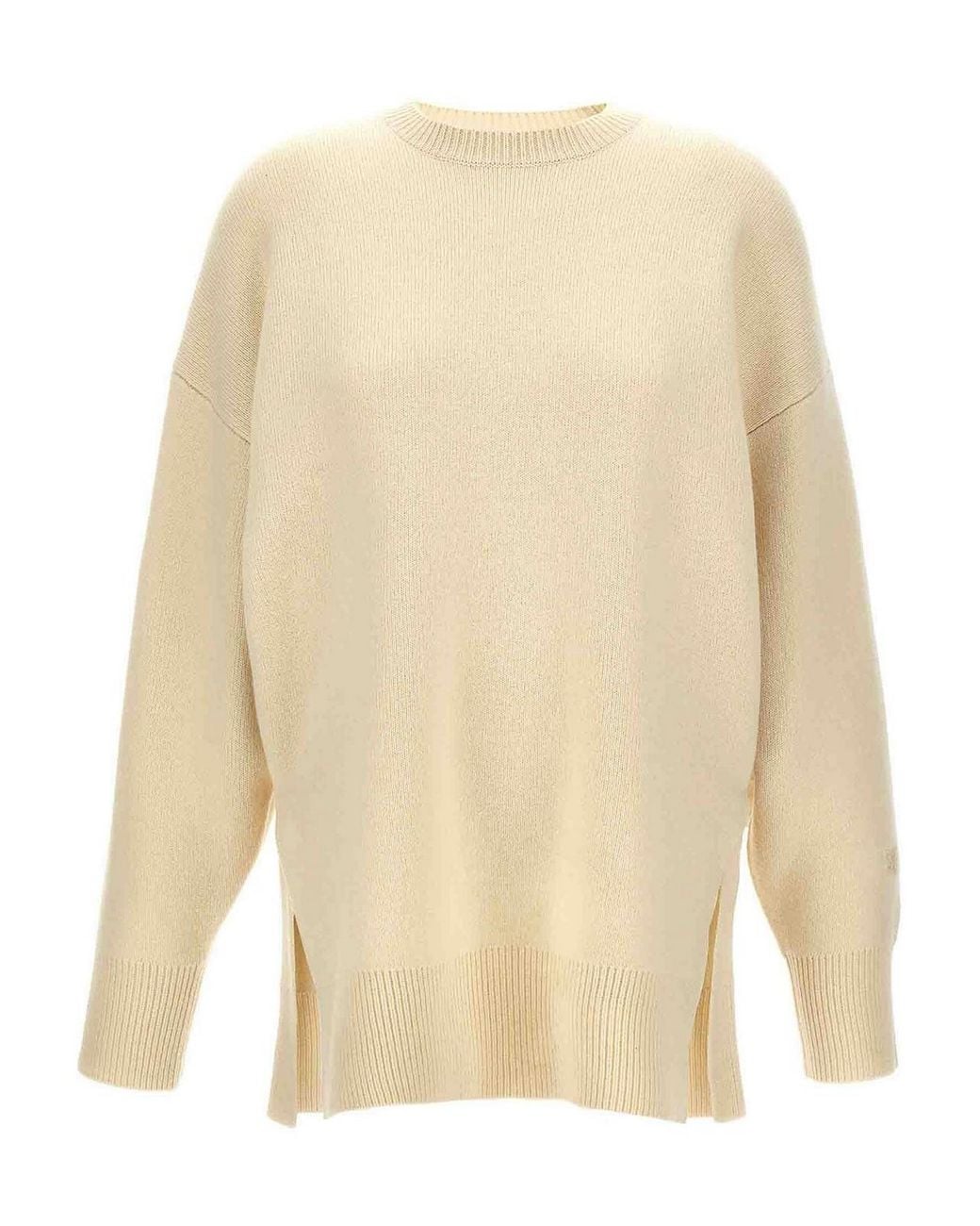 Totême White Double-Knit Jumper
