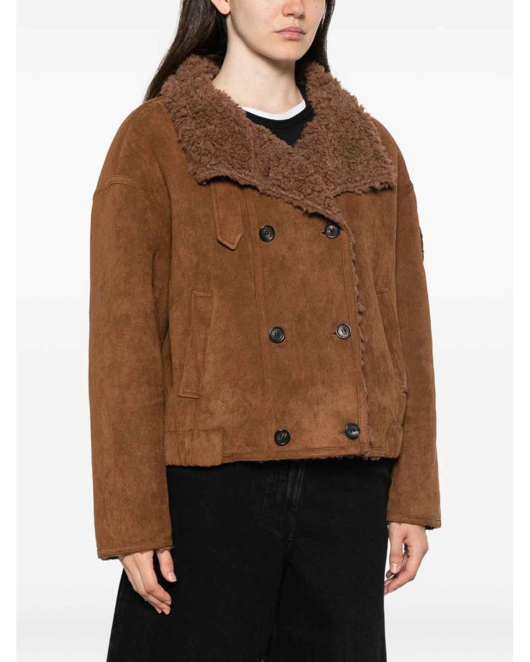 Ermanno Scervino Brown Short Coat