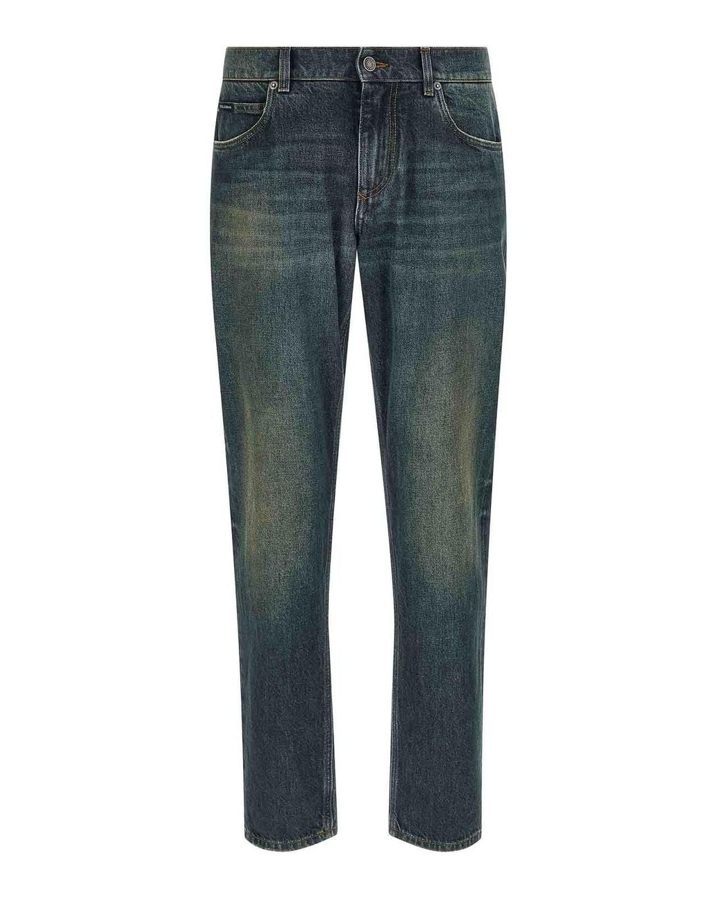 Vaqueros Rectos Dolce & Gabbana de hombre de color Blue