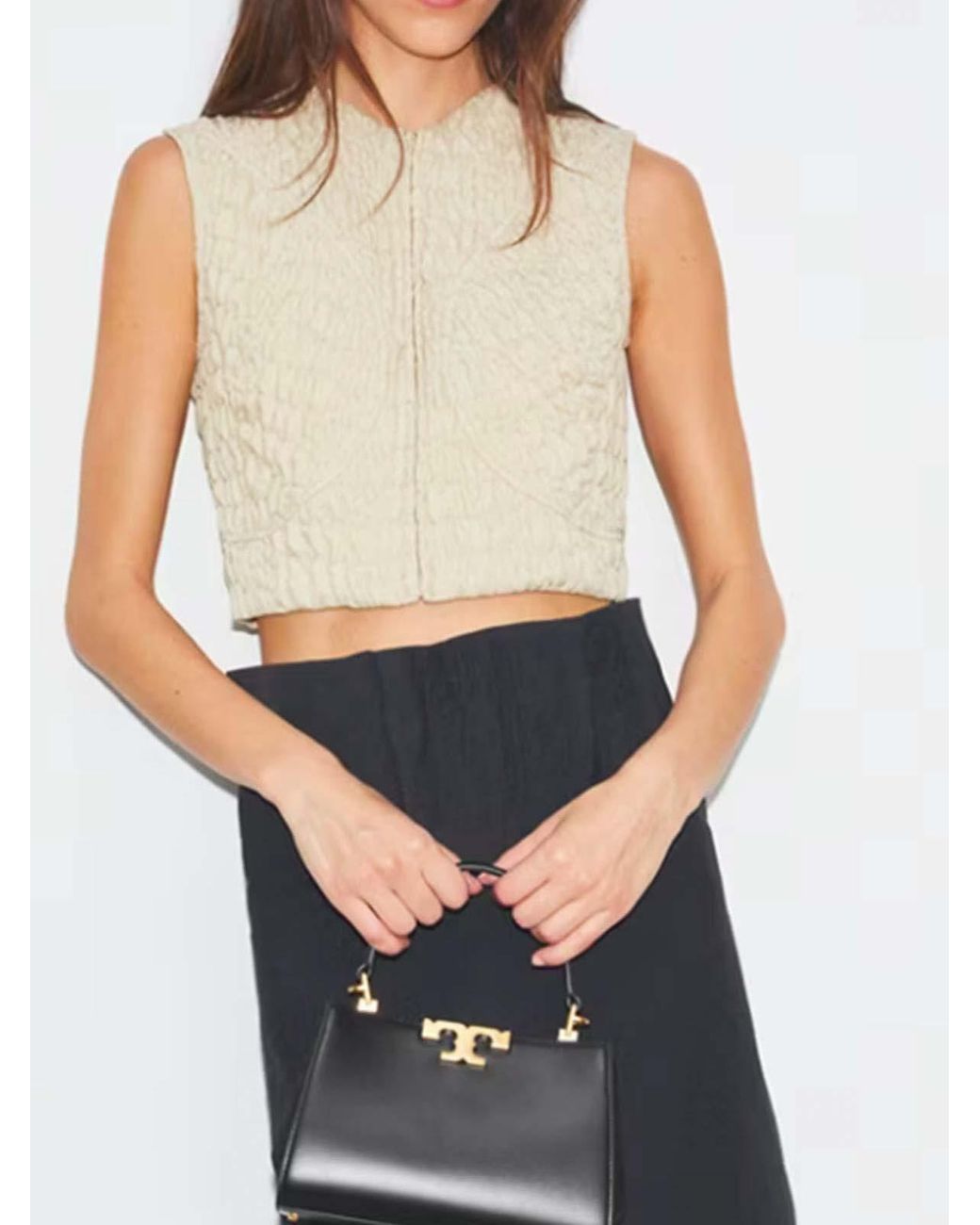 Tory Burch Black Leather Bag