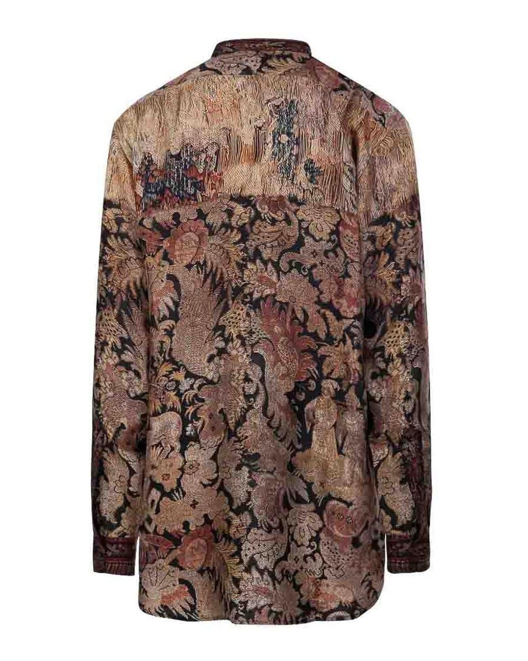 Pierre Louis Mascia Brown Aloe Shirt