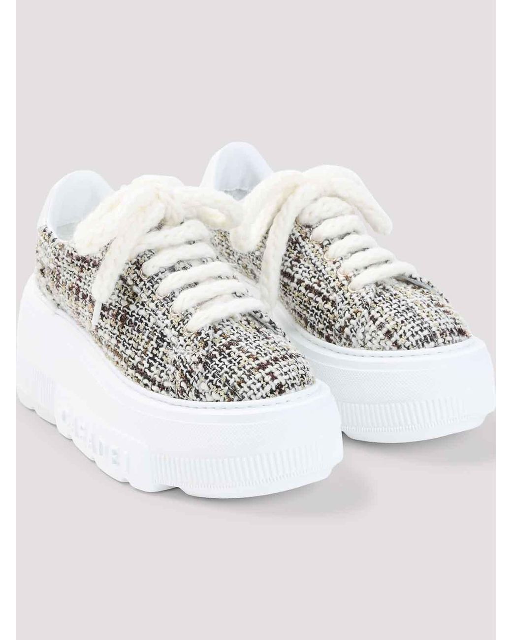 Casadei White Nexus Boucl Sneakers