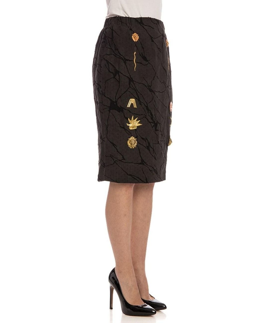 Vivienne Westwood Black Classic Pencil Skirt (Andreas Kronthaler For