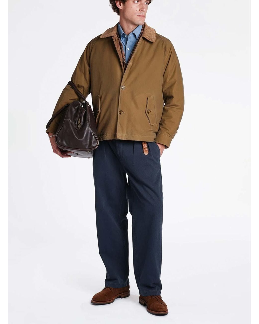Baracuta Natural Deck Waxed Jacket for men