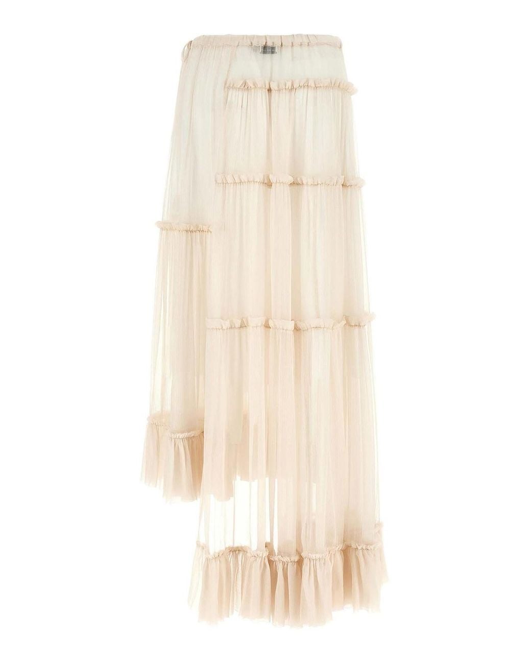 Dries Van Noten Natural Sunia Bis' Skirt