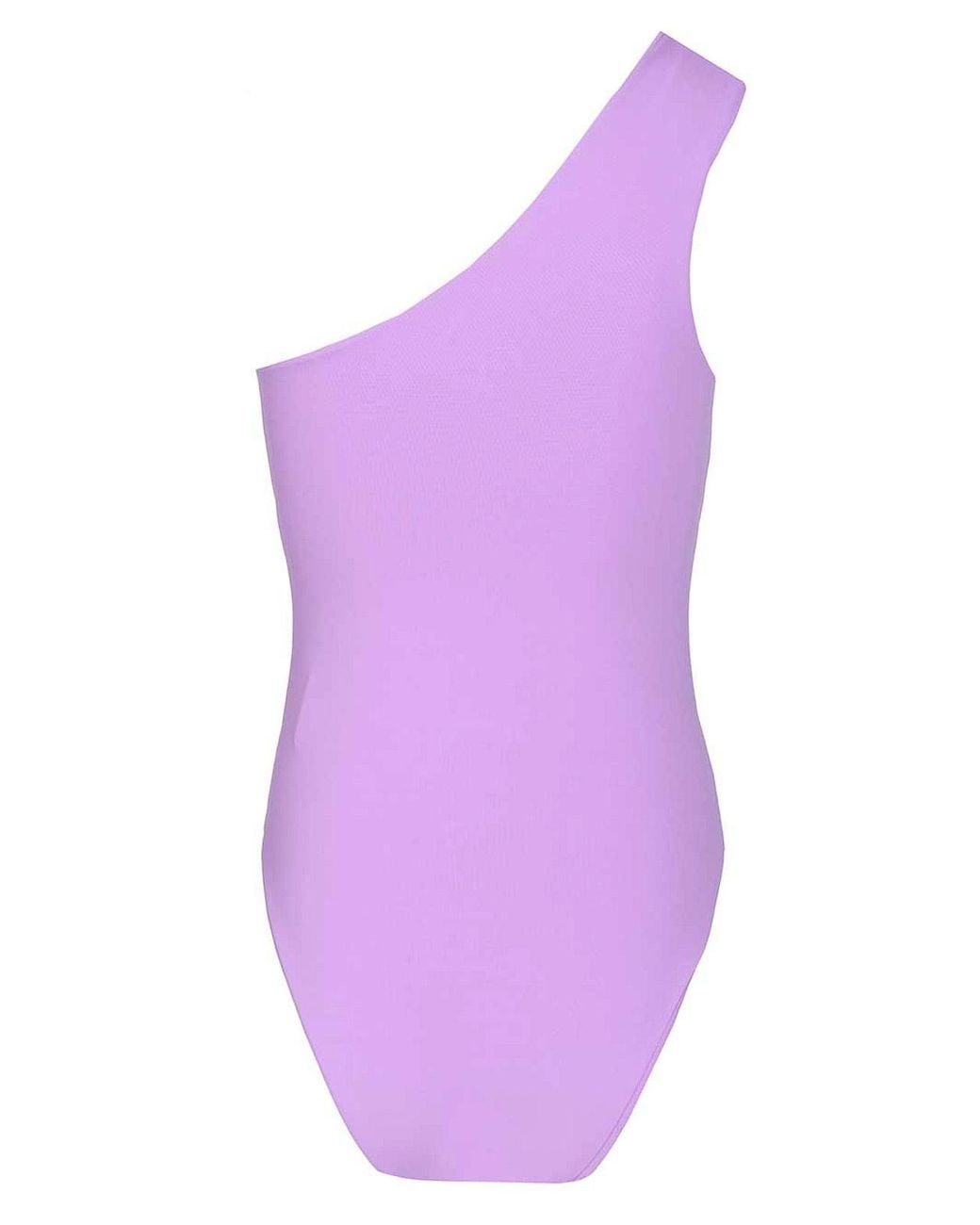 Taller Marmo Purple Yacare One-Piece Swimsuit And Pareo Set