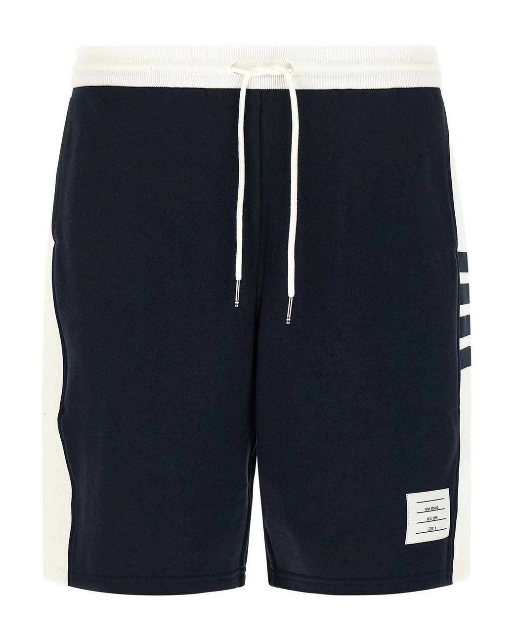 Thom Browne Blue 4 Bar Bermuda Shorts for men