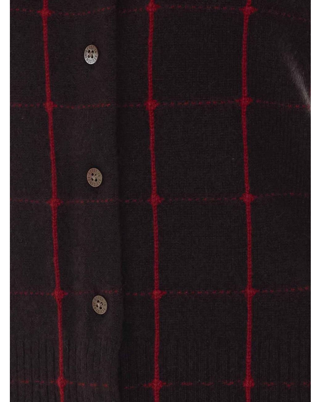 Guest In Residence Black Jane Checker Cardigan