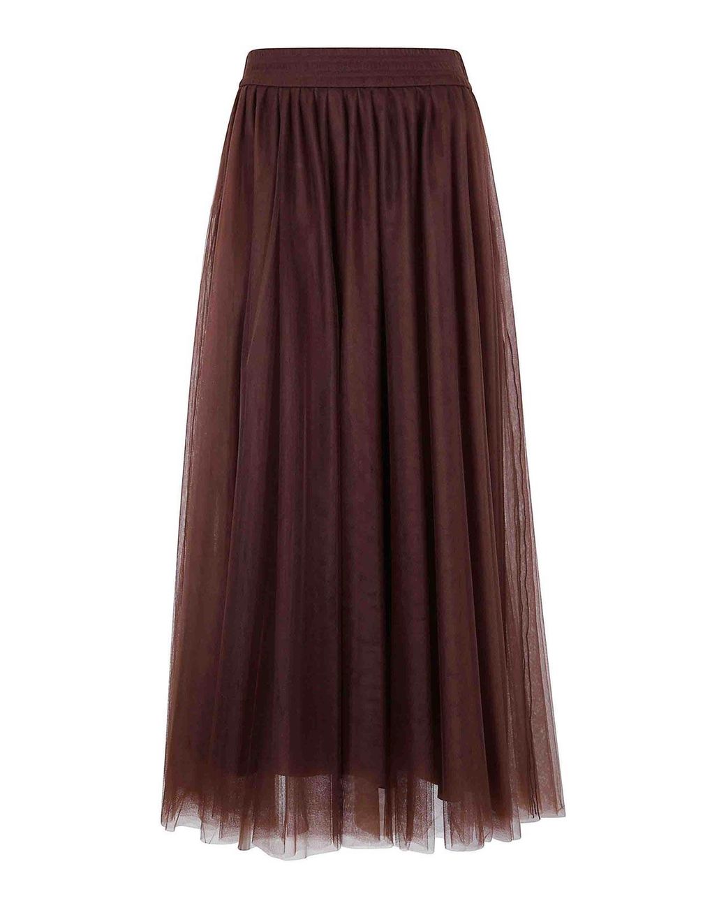 Fabiana Filippi Purple Tulle Wide Skirt