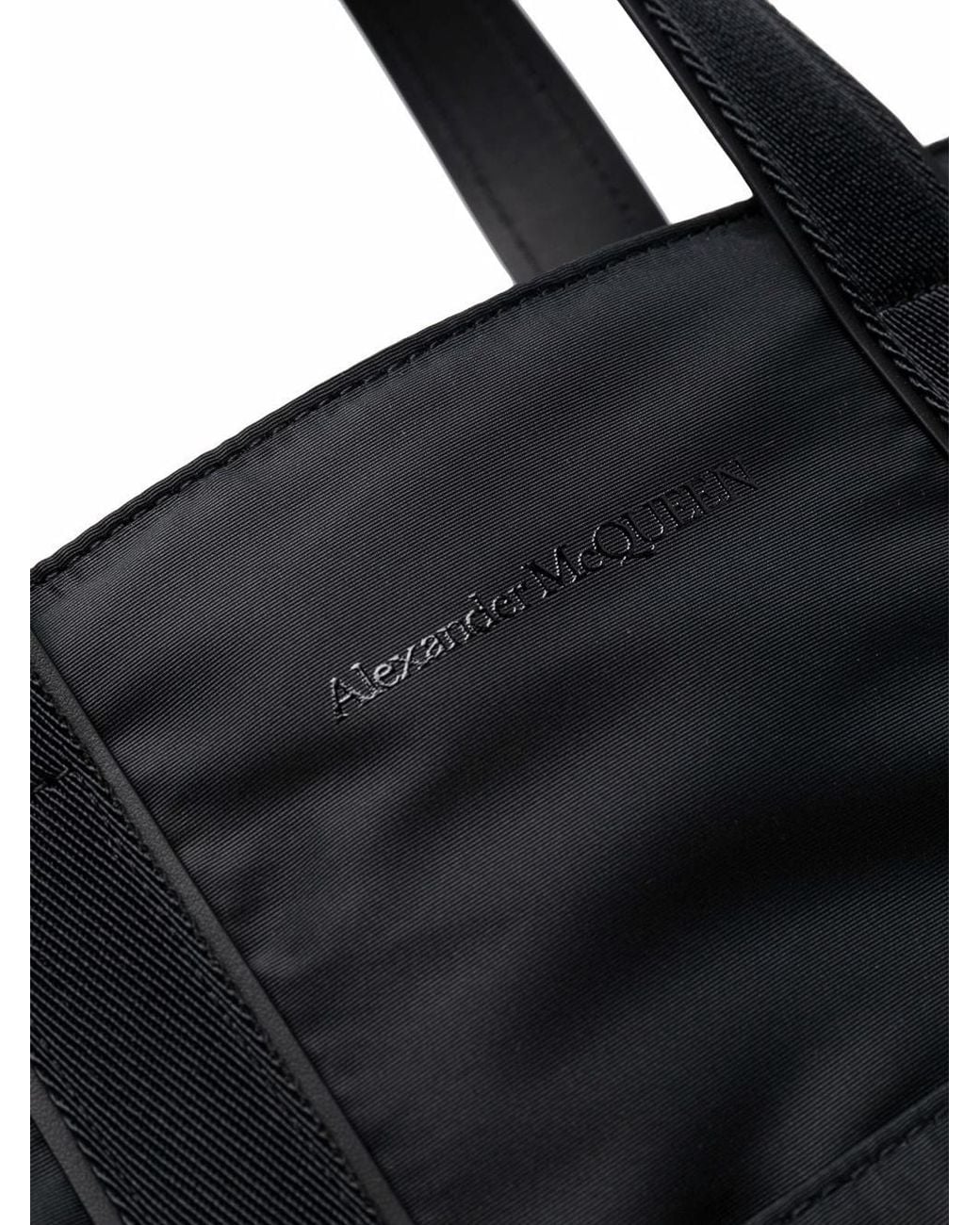 McQueen Black Totes for men