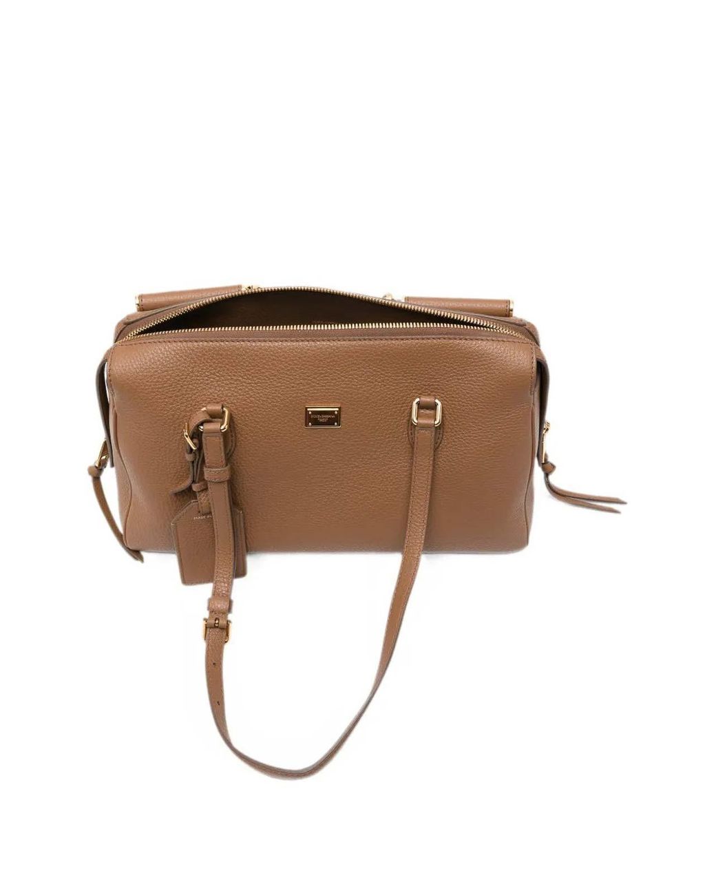 Dolce & Gabbana Brown Vittoria Leather Bag