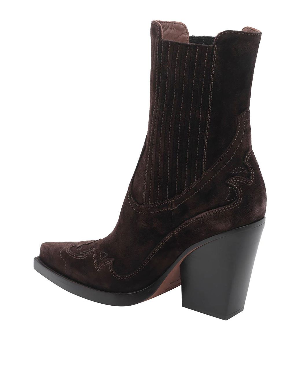 Paris Texas Black Dallas Texano Booties