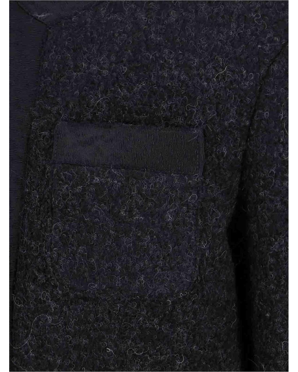 LN22 Black Wool Blend Jacket