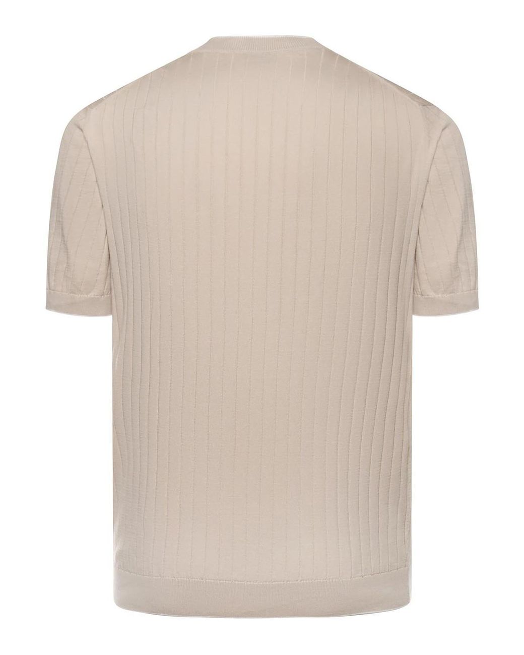 Eleventy Natural Cotton T-Shirt for men