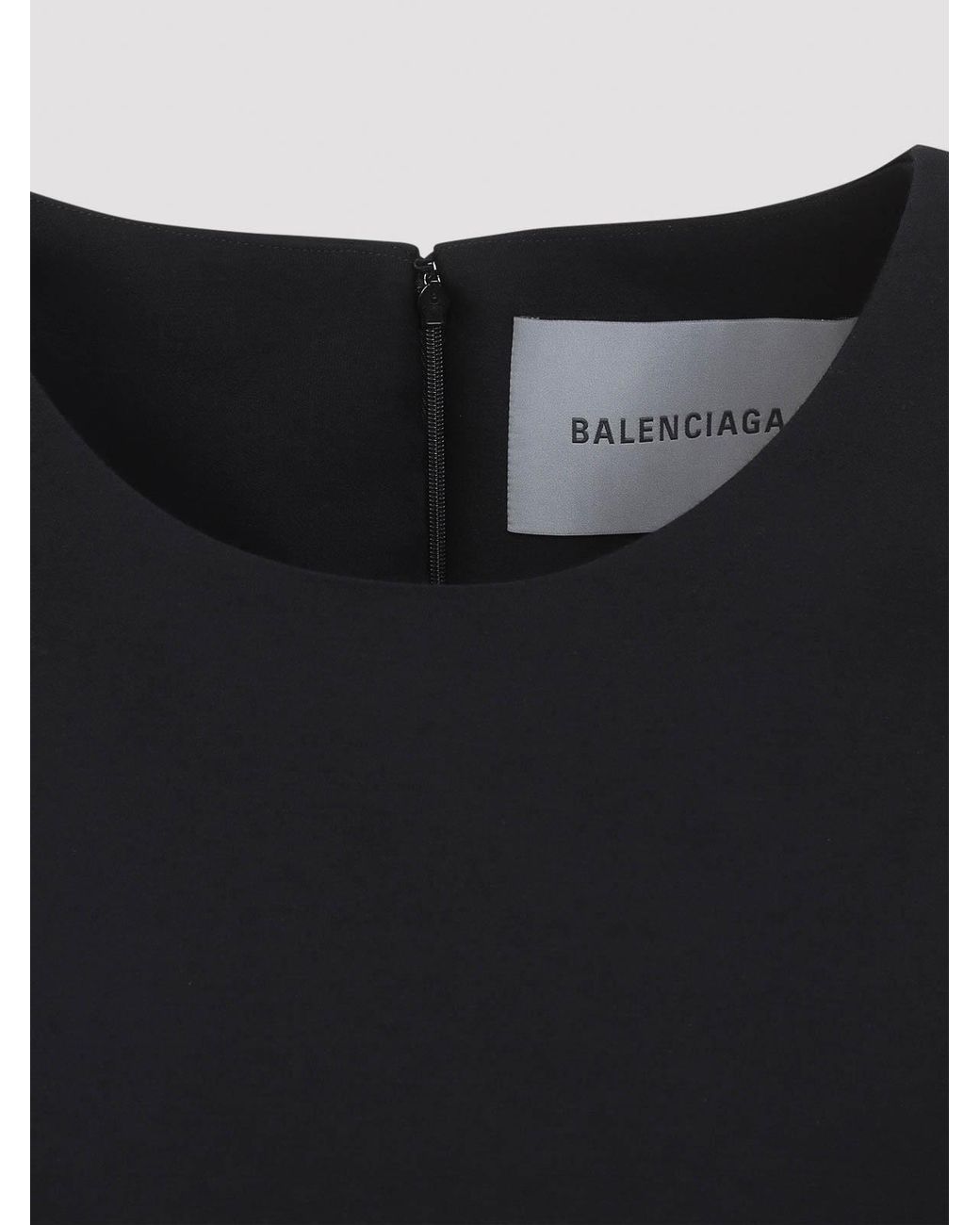 Balenciaga Black Bell Dress