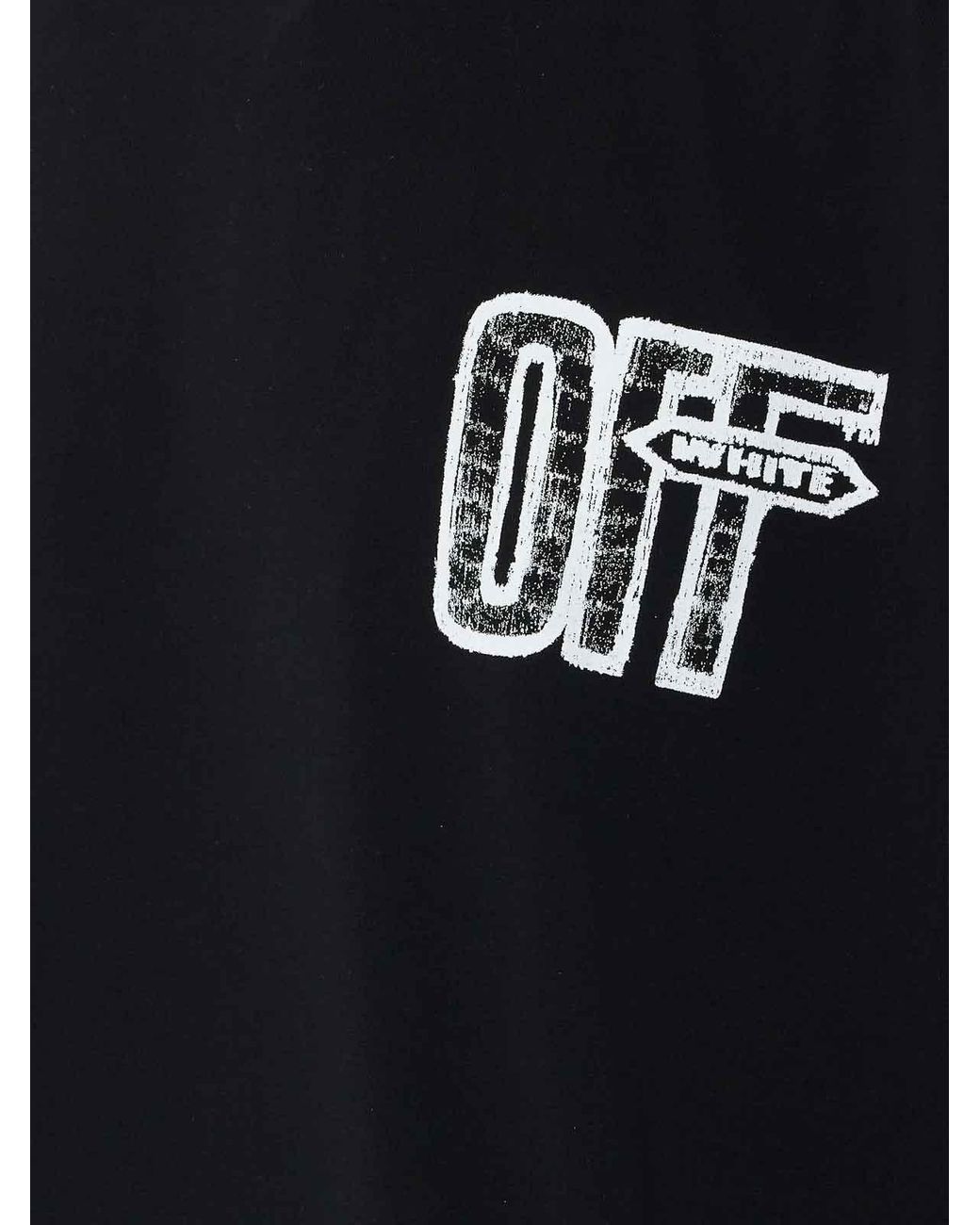 Off-White c/o Virgil Abloh Black Motion Arrow Skate T-Shirt for men