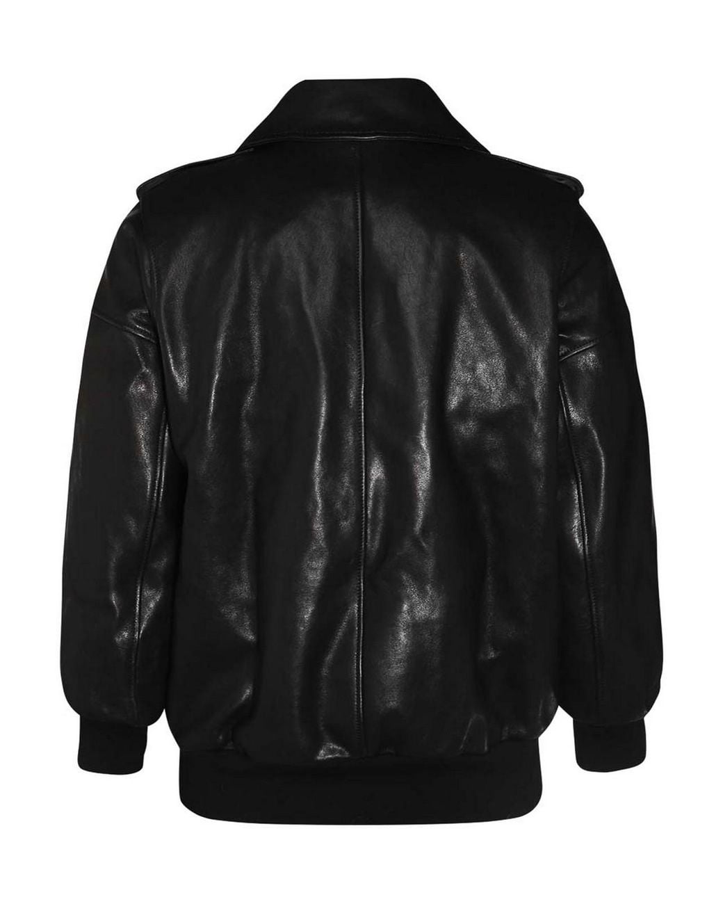 McQueen Black Leather Jackets