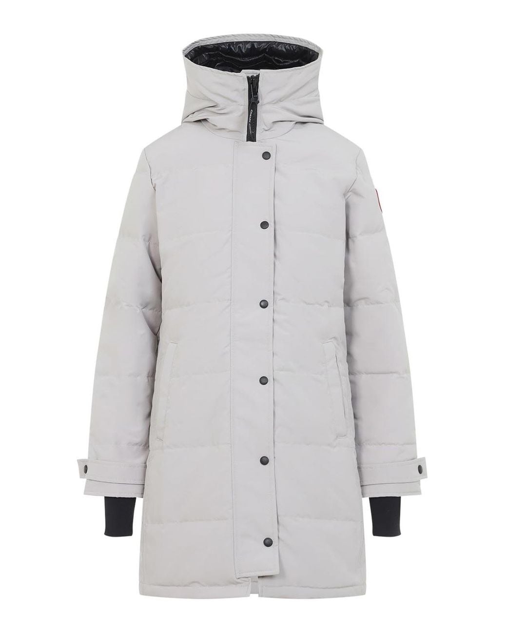 Canada Goose Gray Shelburne Logo Patch Parka