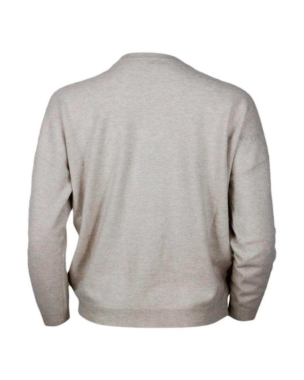 Pullover Brunello Cucinelli en coloris Gray