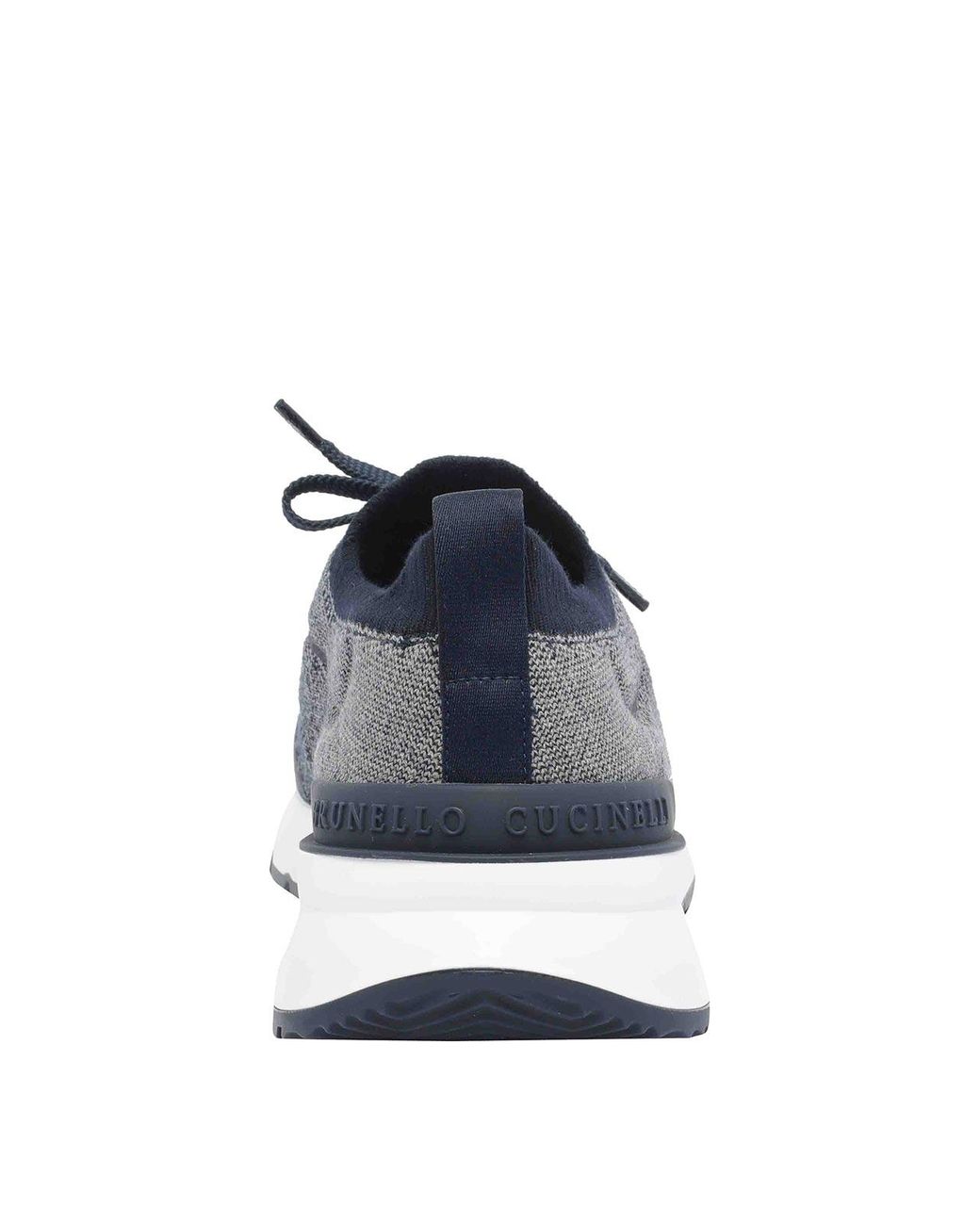 Brunello Cucinelli Multicolor Knitted Sneakers for men