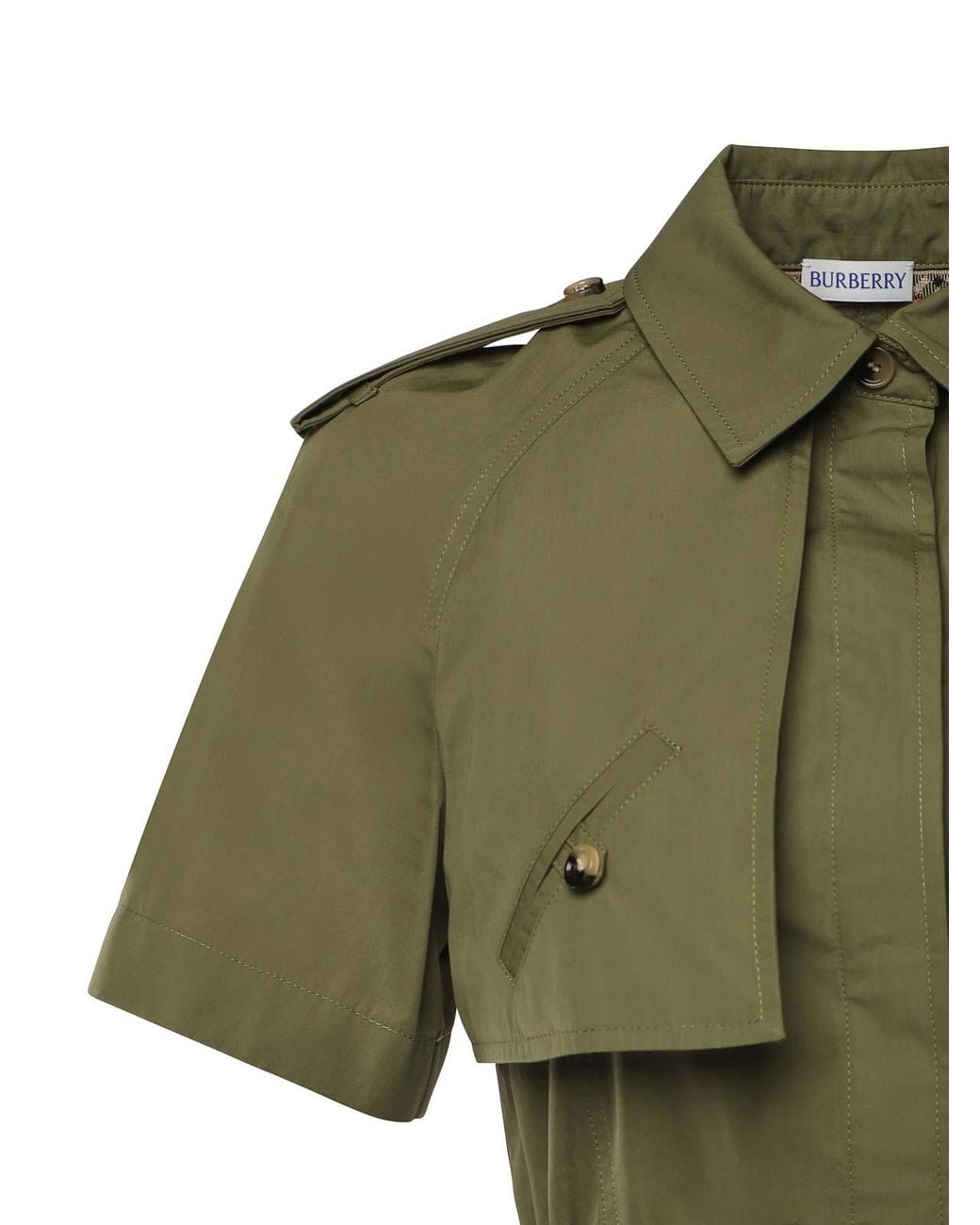 Vestito Trench di Burberry in Green